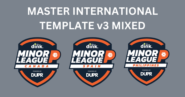 TEMPLATE for Official Minor League Pickleball International v3 (MiLP 3 person mixed teams)